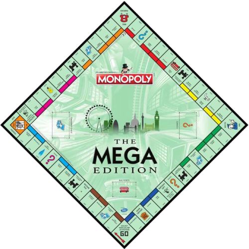 Настільна гра WINNING MOVES The Mega Edition Monopoly (2459) Предмет вивчення арифметика