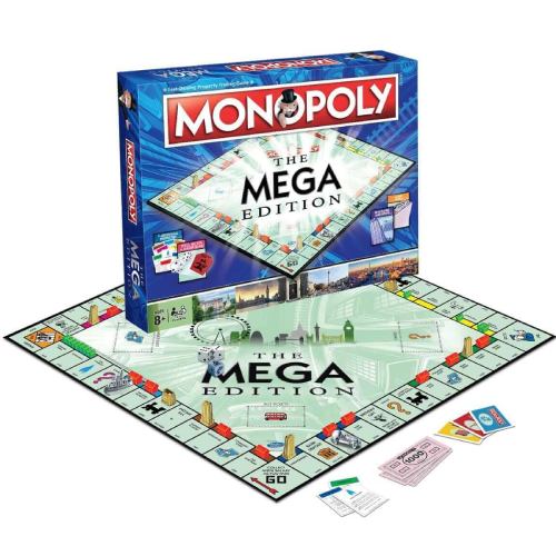 Настільна гра WINNING MOVES The Mega Edition Monopoly (2459) Предмет вивчення логіка