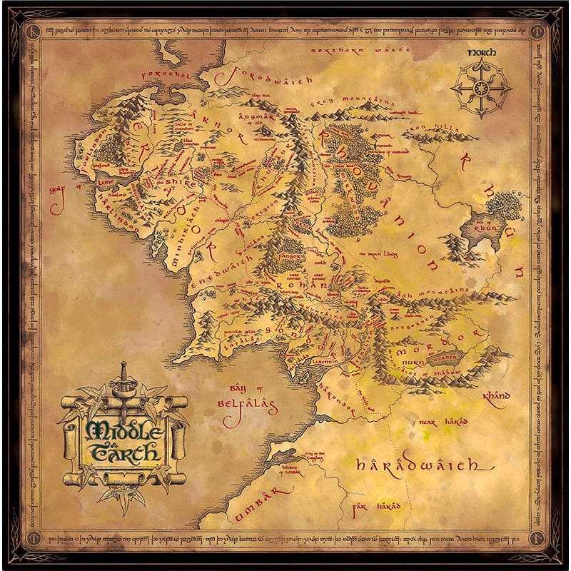 Пазл NOBLE COLLECTION LORD OF THE RINGS Middle-earth Map 1000 эл (NN9472) Пазл NOBLE COLLECTION LORD OF THE RINGS Middle-earth Map 1000 эл (NN9472)