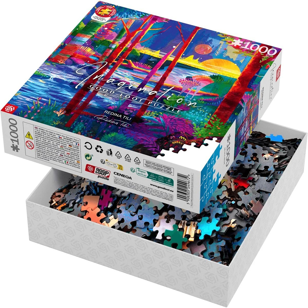 Изображение Пазл GOODLOOT Imagination: Redina Tili Sleeping Giants 1000 эл (5908305249672)