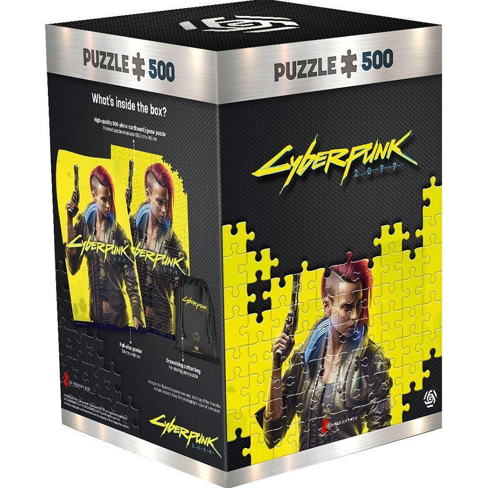 Пазлы GOODLOOT Cyberpunk 2077: Female V 500 эл. (5908305231455)