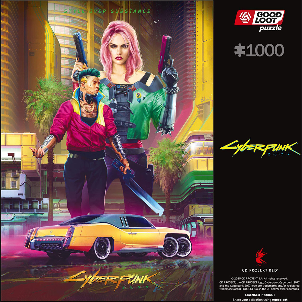 Фото Пазли GOODLOOT Cyberpunk 2077 Kitsch Style 1000 ел.