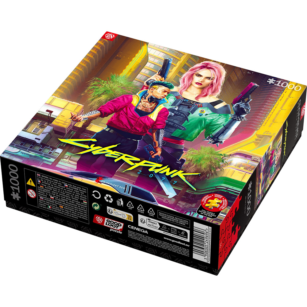 Зображення Пазли GOODLOOT Cyberpunk 2077 Kitsch Style 1000 ел.