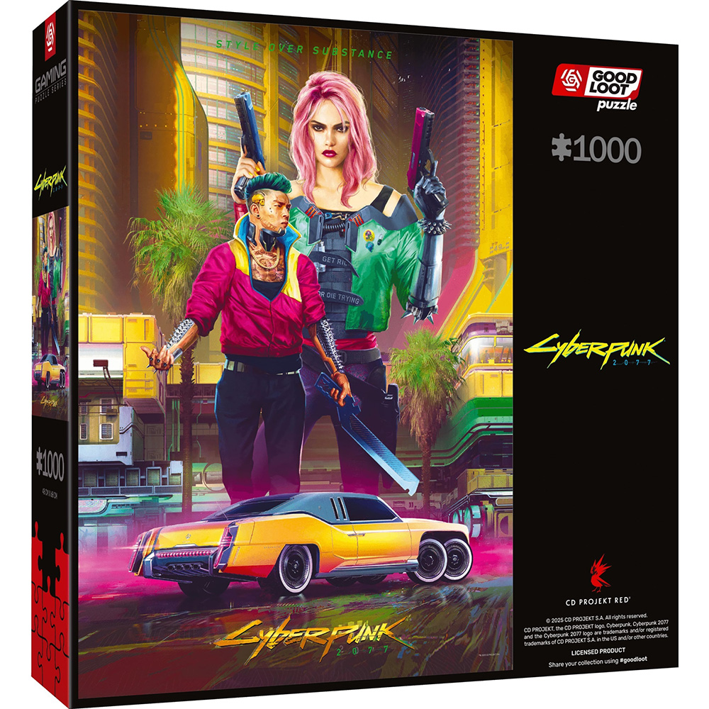 Замовити Пазли GOODLOOT Cyberpunk 2077 Kitsch Style 1000 ел.