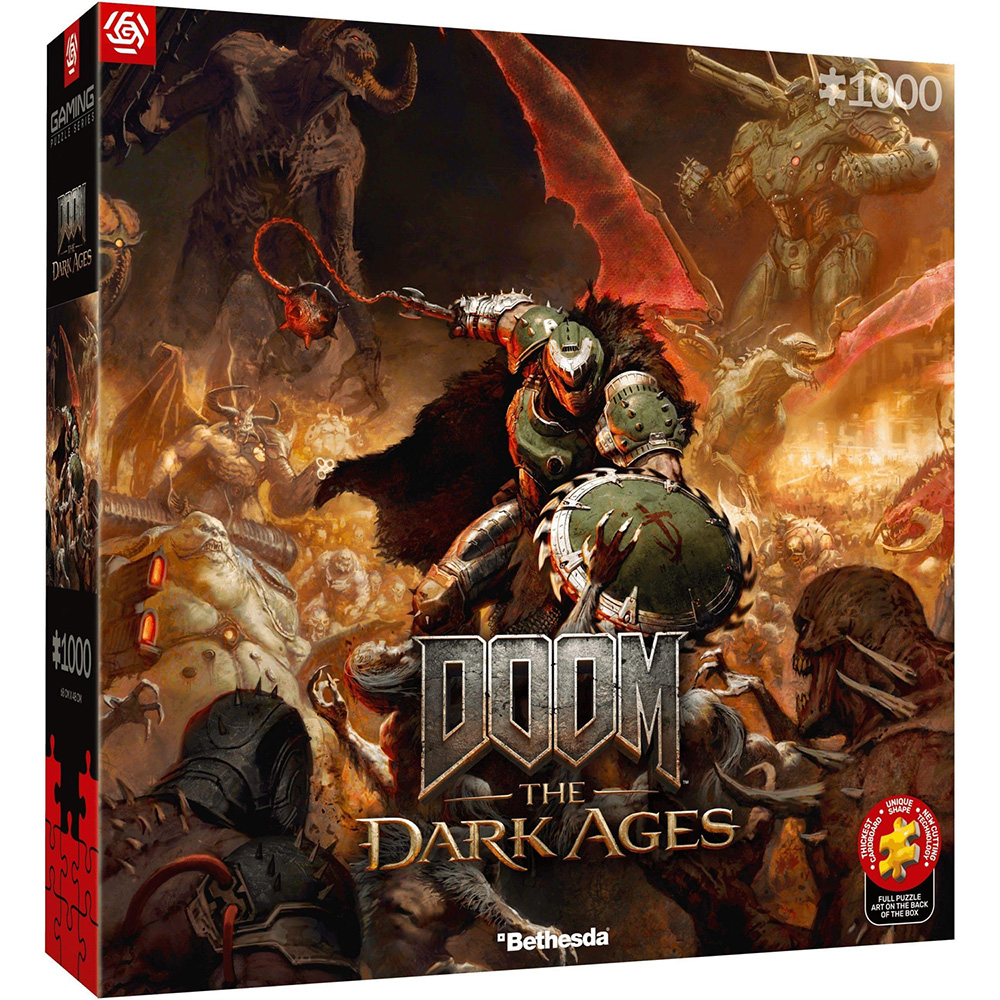 Пазлы GOODLOOT Doom Dark Ages Slayer`s Rage 1000 эл. (5908305249771) Тематика пазла игры