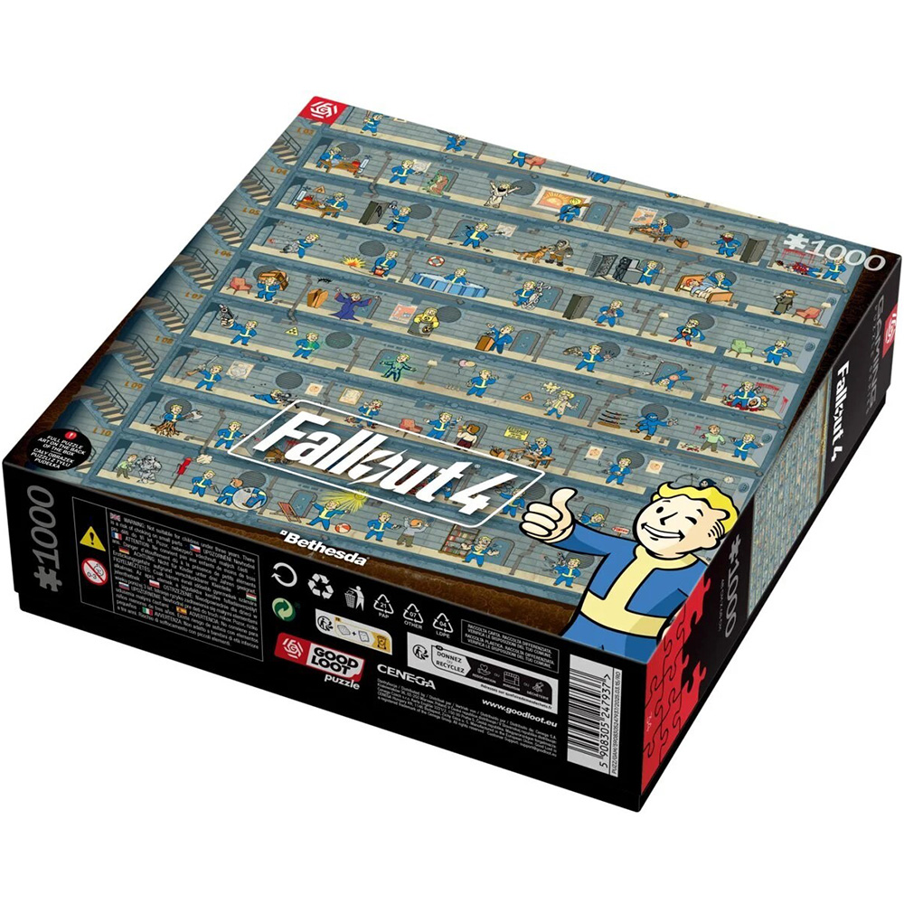 Пазлы GOODLOOT Fallout 4 Perk Poster Puzzles 1000 эл. (5908305247937) Количество элементов 1000