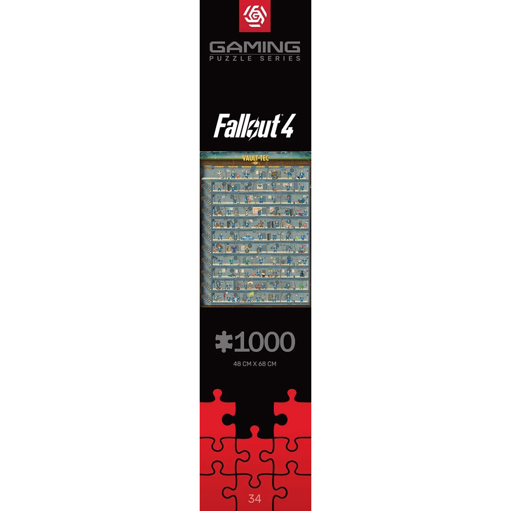 Заказать Пазлы GOODLOOT Fallout 4 Perk Poster Puzzles 1000 эл. (5908305247937)