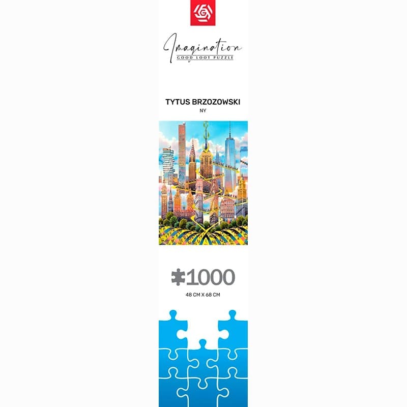 Зовнішній вигляд Пазл GOODLOOT Imagination: Tytus Brzozowski New York 1000 ел (5908305247999)