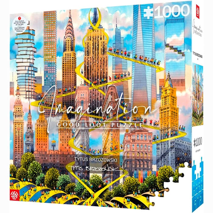 Пазл GOODLOOT Imagination: Tytus Brzozowski New York 1000 ел (5908305247999) Предмет вивчення логіка