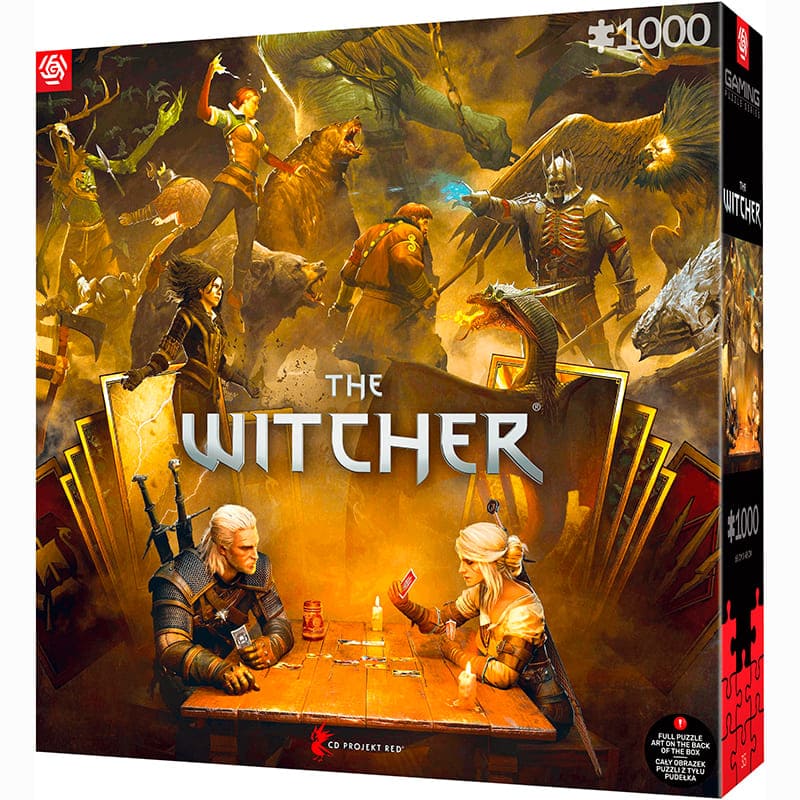 Пазл GOODLOOT The Witcher Playing Gwent 1000 ел (5908305249634) Пазли класичний