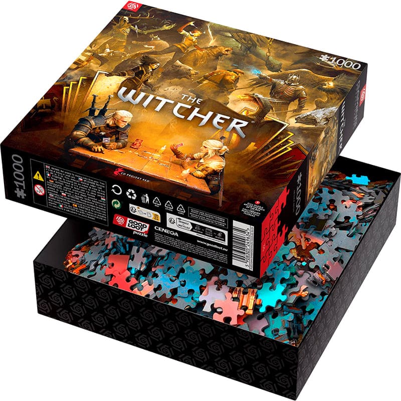 Фото Пазл GOODLOOT The Witcher Playing Gwent 1000 ел (5908305249634)
