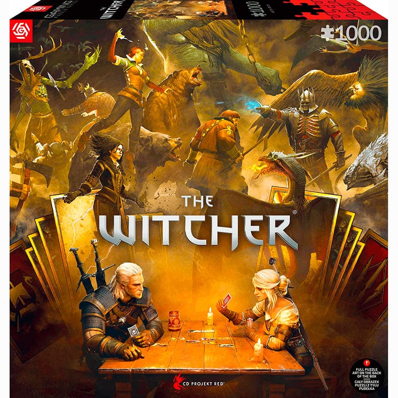 Пазл GOODLOOT The Witcher Playing Gwent 1000 ел (5908305249634) Предмет вивчення логіка