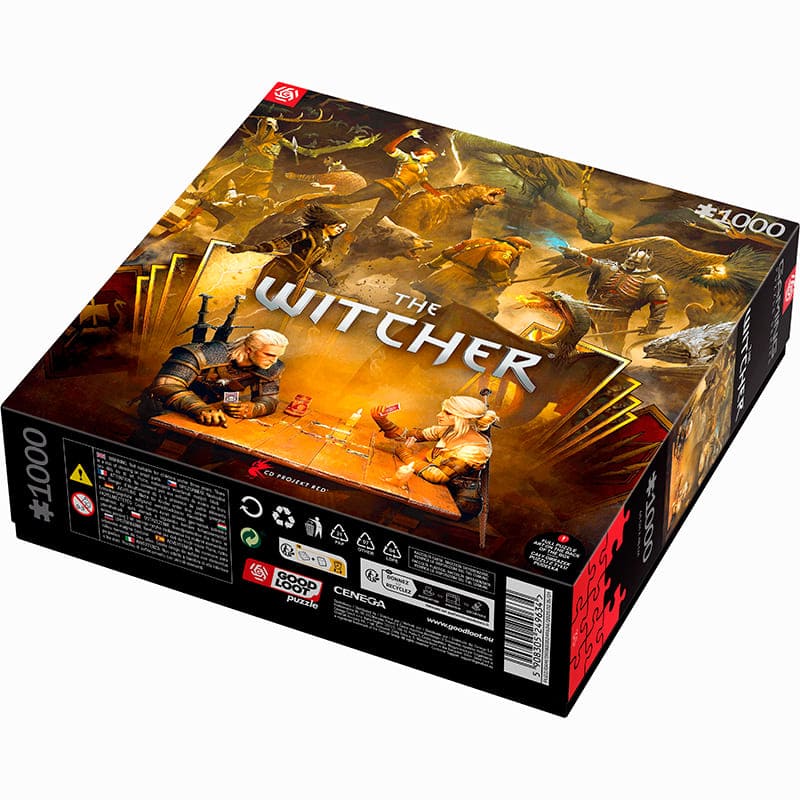 Пазл GOODLOOT The Witcher Playing Gwent 1000 ел (5908305249634) Для кого універсально