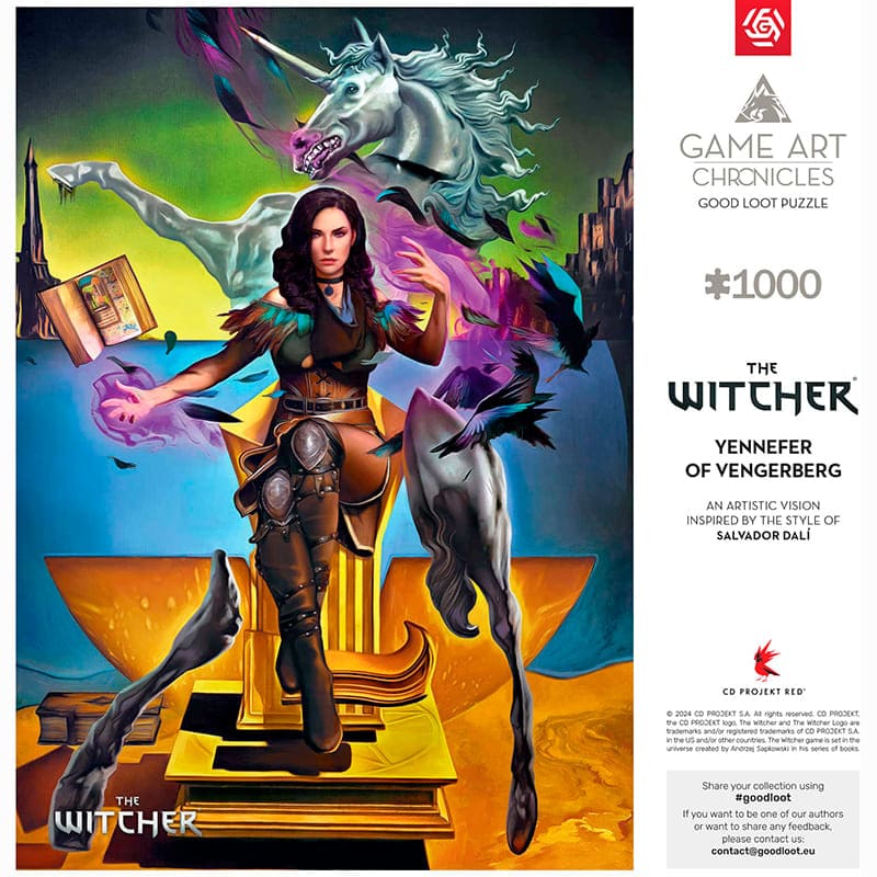 Пазл GOODLOOT The Witcher Yennefer & Salvador Dali 1000 эл (5908305247555) Пазлы классический