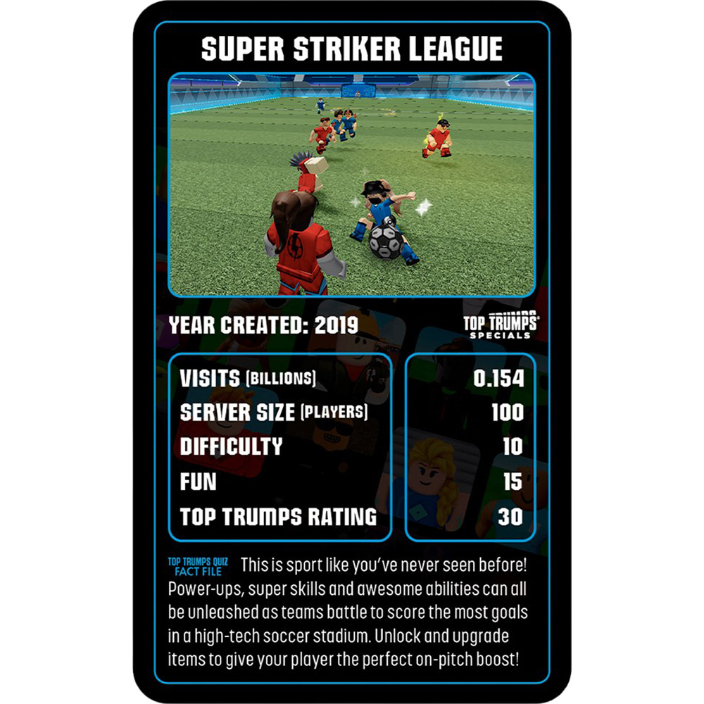 child WINNING MOVES гра ROBLOX The Independent and Unofficial Guide Top Trumps Winning Moves Материал картон