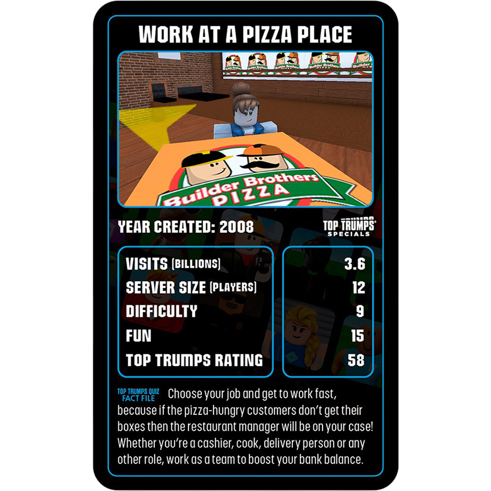 child WINNING MOVES гра ROBLOX The Independent and Unofficial Guide Top Trumps Winning Moves Возраст от 7 лет 