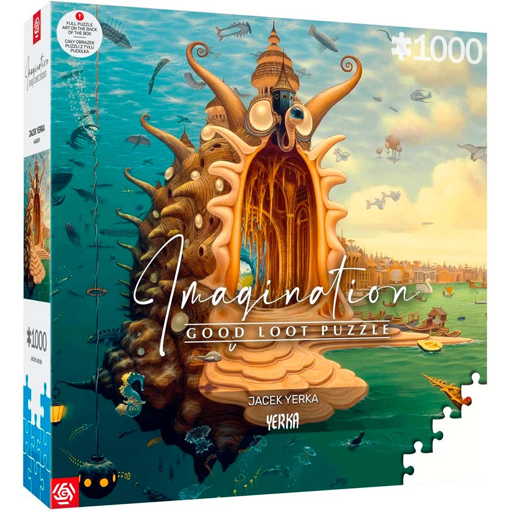Пазл GOODLOOT Imagination: Jacek Yerka Harbor 1000 эл (5908305249351) Количество элементов 1000