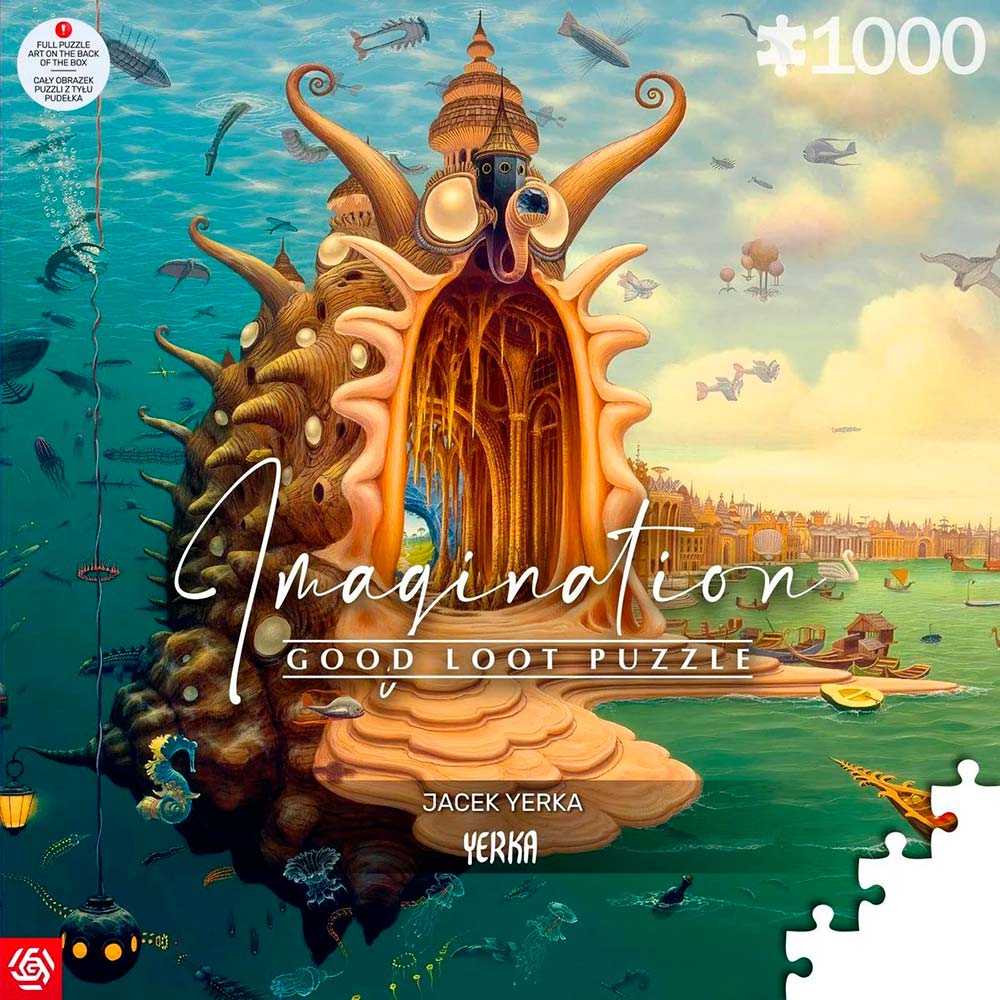 Пазл GOODLOOT Imagination: Jacek Yerka Harbor 1000 эл (5908305249351) Пазлы классический