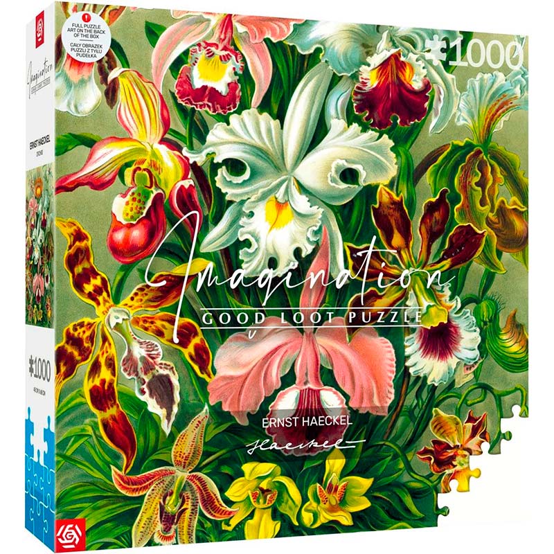 Пазл GOODLOOT Imagination: Orchid Ernst Haeckel 1000 эл (5908305247531) Пазлы классический
