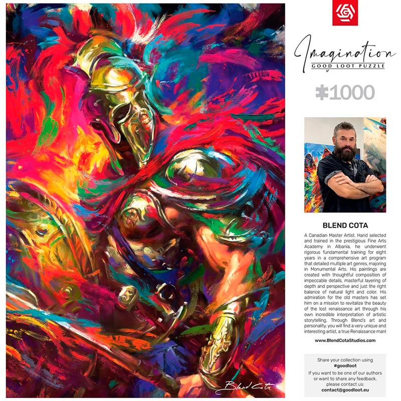 Фото Пазл GOODLOOT Imagination: Blend Cota The Illyrian Warrior 1000 ел (5908305249665)