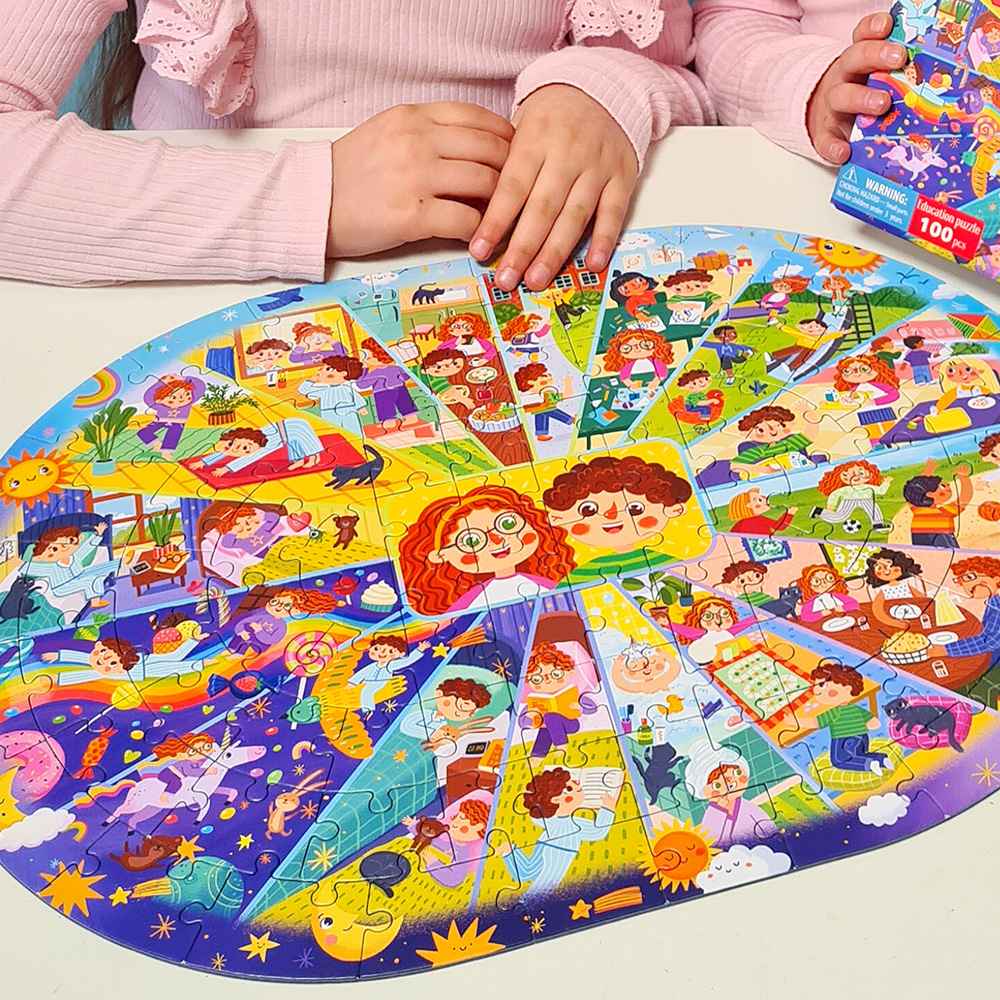 Зовнішній вигляд Пазл DODO Розпорядок дня: 100 ел. (300619)