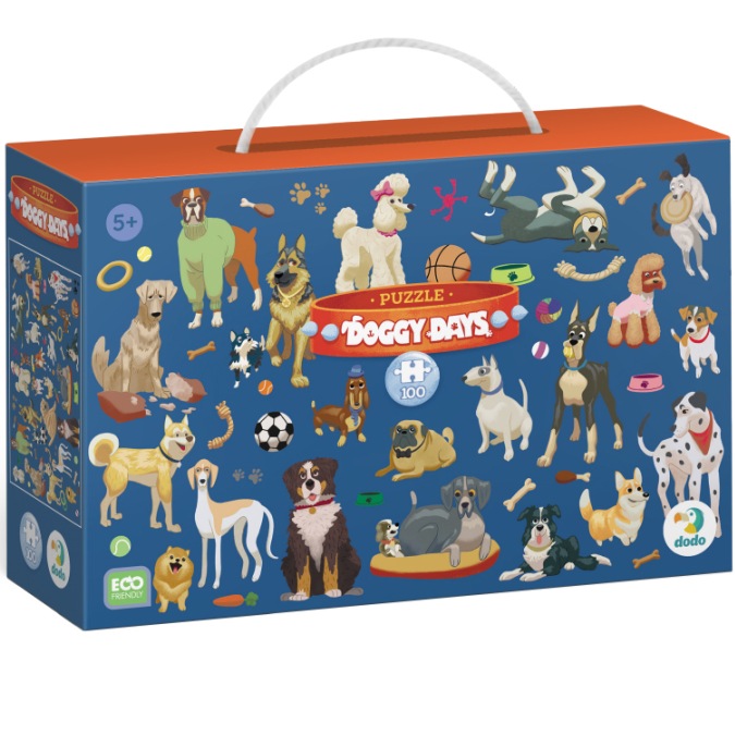 Пазл DODO Собачие будни 100 эл. (300627) Для кого универсально