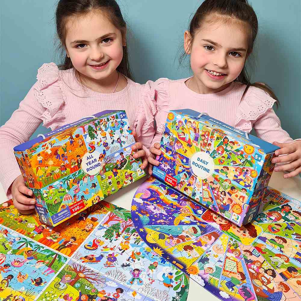 Зовнішній вигляд Пазл DODO Весь рік 100 ел. (300607)