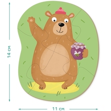 Пазл DODO Лісові тварини 6 в 1 (300195)