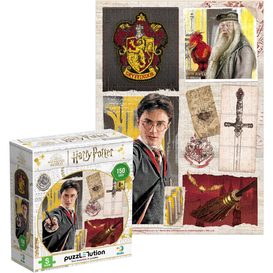 Пазл DODO Easy-S Harry Potter Гріфіндор 150 ел (200493) Для кого універсально