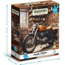 Пазл DODO Medium-L Транспорт Мотоциклетный гараж 500 эл (300651)