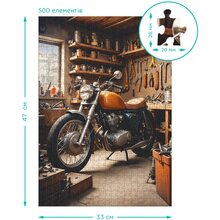 Пазл DODO Medium-L Транспорт Мотоциклетный гараж 500 эл (300651)