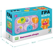 Настільна гра DODO Бінго Вивчаємо літери (300197)