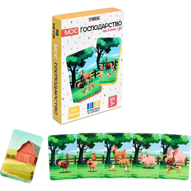 Настольная игра STRATEG Мое хозяйство (30667) Предмет изучения логика 