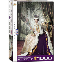 Пазл EUROGRAPHICS Королева Єлизавета II 1000 ел (6000-0919)