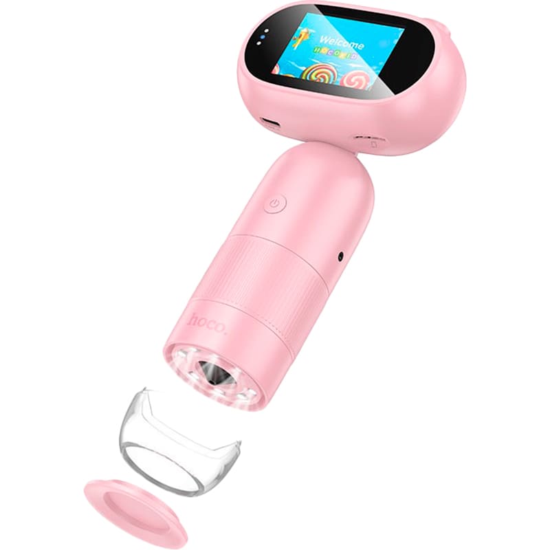 Дитячий мікроскоп HOCO DV206 Children microscope Pink (6942007648158) Предмет вивчення природознавство