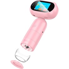 Дитячий мікроскоп HOCO DV206 Children microscope Pink (6942007648158)