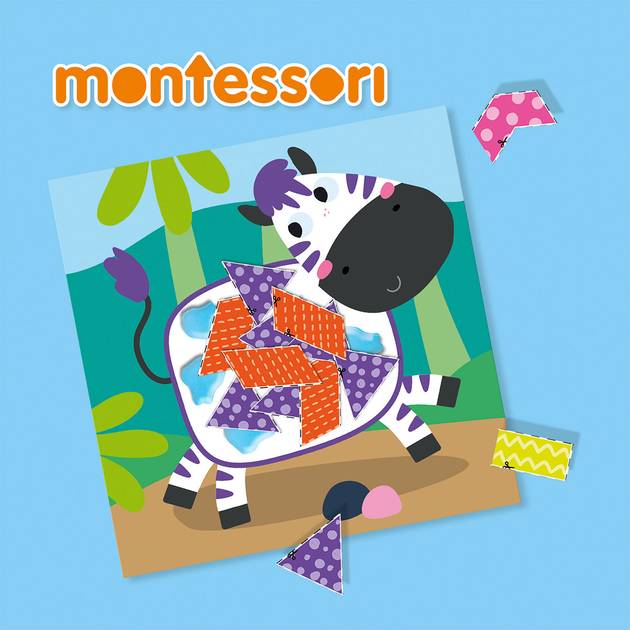 Зовнішній вигляд Набір для творчості SES CREATIVE серії Montessori Вирізай із тваринами (14061S)