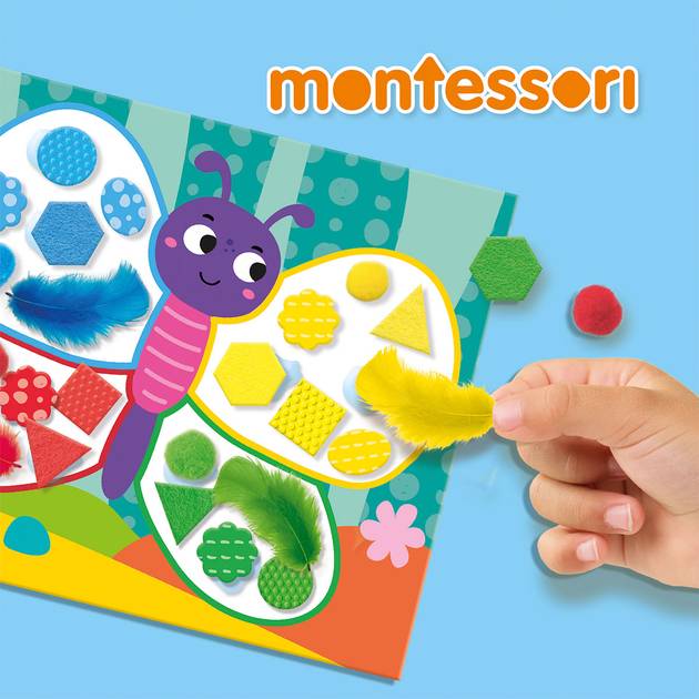 Зовнішній вигляд Набір для творчості SES CREATIVE серії Montessori Сортування кольорів та матеріалів (14062S)