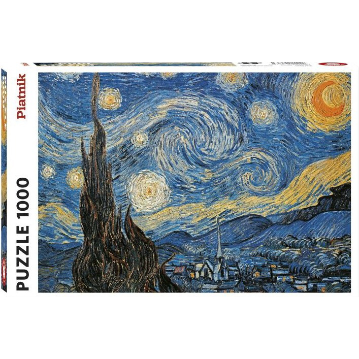 Пазл PIATNIK Зіркова ніч Вінсент ван Гог 1000 ел (PT-540363) Пазл PIATNIK Зіркова ніч Вінсент ван Гог 1000 ел (PT-540363)