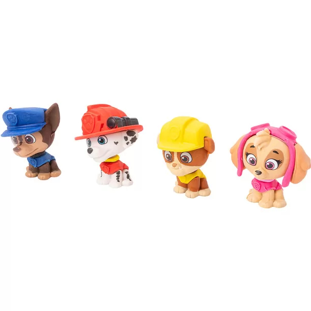 Ластик-пазл HTI Puzzle Palz Щенячий патруль (1816016) Дополнительно Коллекционная фигурка и практичный ластик для стирания; возможность собрать всех 6 героев для полного комплекта
