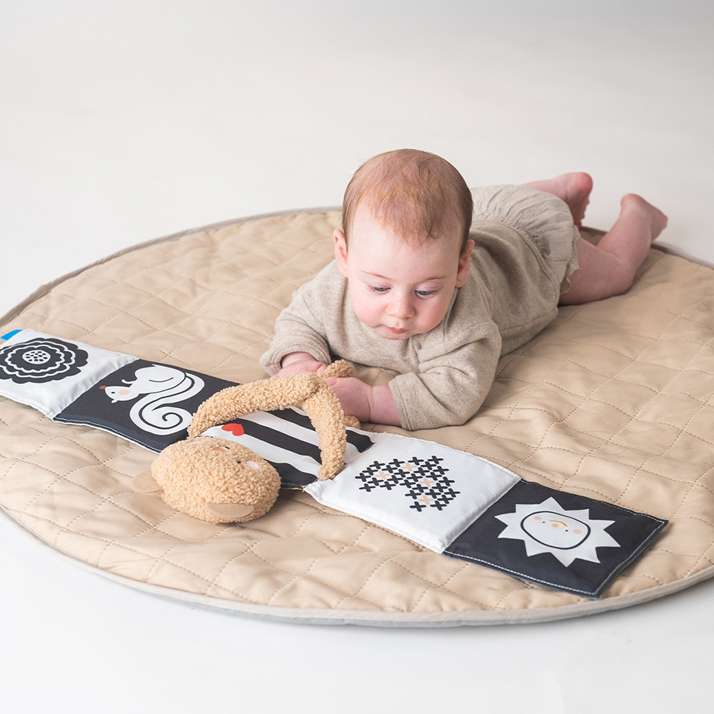 Изображение Развивающая книжка-раскладушка 2-в-1 TAF TOYS Объятия медвежонка (13795)