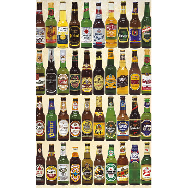 Пазл PIATNIK Пивні пляшки 1000 елементів (PT-562549) Для кого універсально