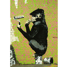 Пазл PIATNIK Шимпанзе з валиком Бенксі 1000 елементів (PT-571343)