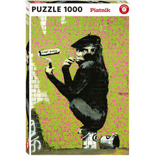 Пазл PIATNIK Шимпанзе з валиком Бенксі 1000 елементів (PT-571343)