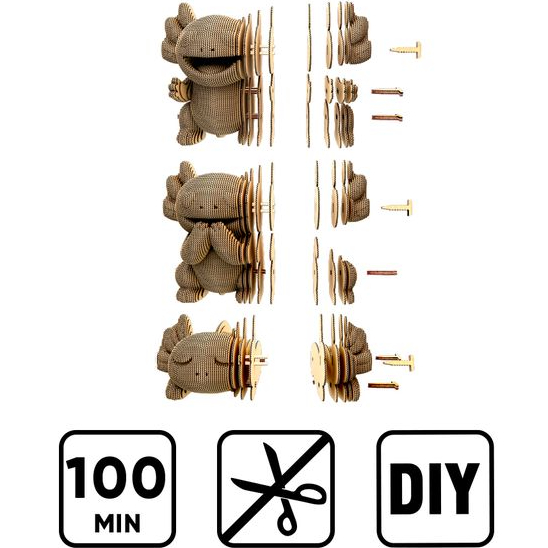 В Украине 3D пазл CARTONIC AXOLOTLS TRIO 262 эл (CARTTRIOAXOL)