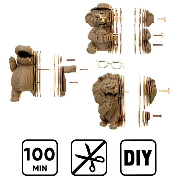 В Украине 3D пазл CARTONIC SAFARI TRIO 276 эл (CARTTRIOSAF)