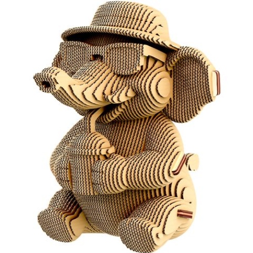 3D пазл CARTONIC SAFARI TRIO 276 эл (CARTTRIOSAF) Дополнительно 3 в 1 (слоненок, львенок и бегемотик)