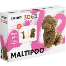 3D пазл CARTONIC MALTIPOO 122 эл (CARTMALTIPOO)
