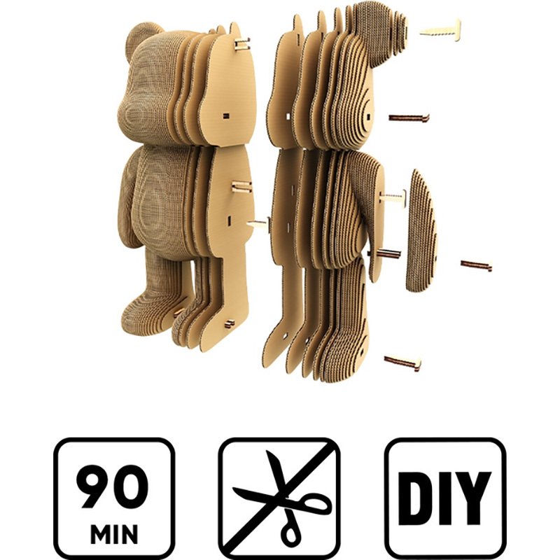 3D пазл CARTONIC 3D Puzzle Arty Bear (CARTARTBEAR) Тематика пазла мистецтво