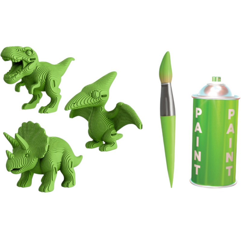 В Фокстрот 3D пазл CARTONIC 3D Puzzle Dinos Trio (CARTTRIODINO)